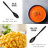 Silicone Kitchen Utensils Set of 10 for Cooking, Nonstick Cookware, Includes Slotted Turner, Soup Ladle, Tongs & Holder