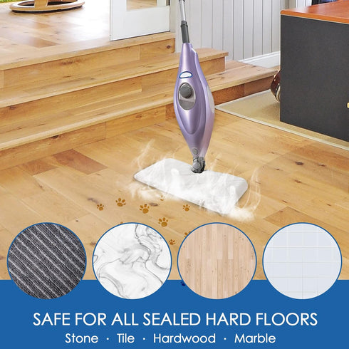 Replacement Microfiber Steam Mop Pad Cleaning Pads - for Shark Steam Pocket Mop S3500 Series (White)
