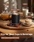 kaoer 15oz 36W 9 Setting Mug Warmer, Cup Warmer for Desk with Coffee Mug, Electric Coffee Cup Warmer with Auto Shut