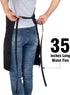 Xornis 2 Pack Adjustable Bib Aprons - 2 Pockets Apron for Women and Men in Black for Kitchen Cooking