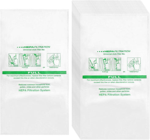 Cabiclean 15 Pack Micron Magic Hepa Filter Plus Bags-KB for Vacuums Models G4 G5 Gsix, 204814, Ultimate G Series