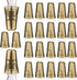 CHENGU 24 Pieces Liquor Bottle Covers Pour Spout Covers Bar Toppers for Bottles