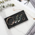 Luxspire 8 x 4 inch Bathroom Vanity Tray, Resin Dresser Jewelry Ring Dish for Kitchen Sink Countertop Organization