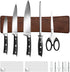 Knife Magnetic Strip, Acacia Wood Powerful Magnetic Knife Holder for Wall - 10 Inch Home Organizer