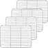 P&P CHEF 4-Piece Baking Cooling Rack Set - Stainless Steel Wire Racks for Oven Use, Healthy & Dishwasher Safe, 9.7 Inch