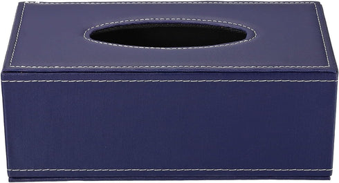 9.4x4.7x3.7" Countertop PATIKIL Tissue Box Cover, PVC Leather Rectangle Waterproof Napkin Paper Towel Dispenser Holder