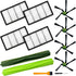 9 Pack Replacement Parts for iRobot Roomba s9+ (9550) S9 (9150) Robot Vacuum Cleaner, 1 Set Rubber Brush, 4 Filters