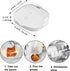 ZYXGOGOGO Length:9inch Microwave Bacon Cooker Tray, Microwavable Bacon Grill with Splatter Lid, Make Crispy in Minutes