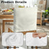 Set 6 20 19 Inch Ivory Cover for Chair Back Dining Chair Covers of Soft Chair Back Covers Stretchable High Back Chair