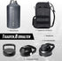 OneTigris 64 oz Tactical Half Gallon Water Bottle with Straw, Leakproof Sport Jug, 3 BPA Free Lids, Paracord Handle &