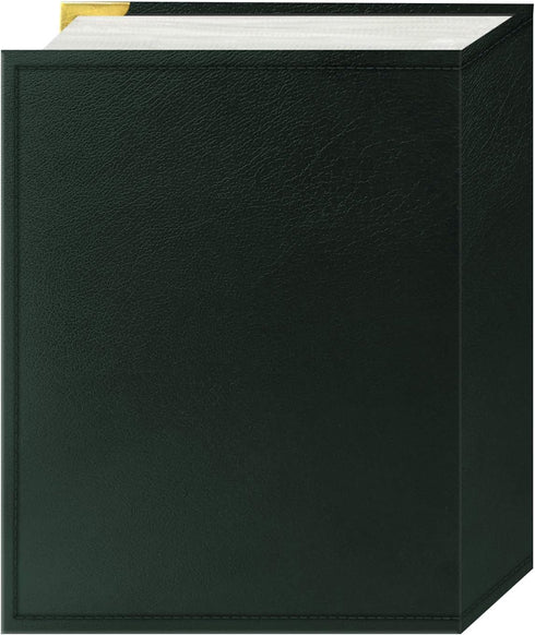 Pioneer Photo Albums E4-100/GN 100 Pocket Photo Album, Green Sewn Leatherette Cover, 4 by 6-Inch