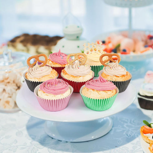 Caperci Black Foil Cupcake Muffin Liners, Standard Size Baking Cups, 150-Pack, Premium Greaseproof & Sturdy