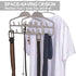 FairyHaus Belt Hanger Organizer 2 Pack, Non-Slip Tie Rack Holder for Belts, Ties, Jewelry, Scarves