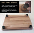 Wooden Cutting Board Feet Kit - Silicone Rubber Feet for Raised Cutting Board, Chopping Board Feet