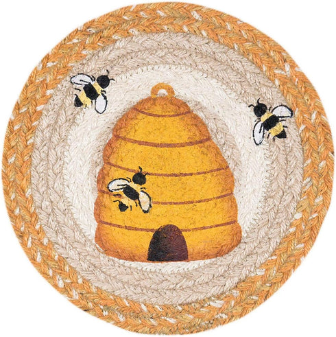 Earth Rugs 80-9-101B Trivet, Yellow Kitchen Accessory