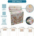 HELLOWINK 72 Inches 13" Easter Bunny Egg Floral Table Runners Long Cotton Linens Party Coffee Table Runner Cloth