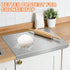 Julyxi 15x11 Inch L-Shaped Stainless Steel Cutting Board for Kitchen,Small Cutting Boards Non-Slip Dishwasher Safe