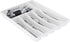Lavish Home Silverware Drawer Organizer with 6 Sections and Nonslip Tray for Kitchen Flatware, Cutlery, Office