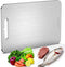 Cutting Board,304 Foodgrade Stainless Steel Cutting Board for Kitchen,Dishwasher Safe,Double-sided Chopping Board