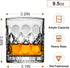 PARACITY Whiskey Glasses Set of 2, Old Fashioned Rocks Glasses, Suitable for Bars, Parties, Father's Day Gift