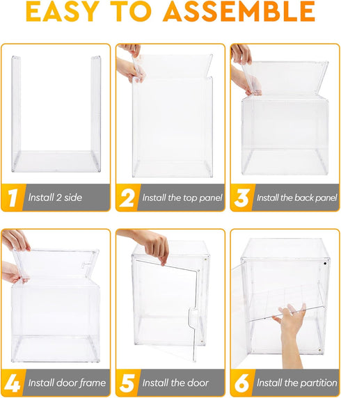 Countertop,4-Layer 1-Pack MEI NIAN Pastry Display Case,Bread Box for Kitchen Adjustable BreadBox, Large Capacity Bread