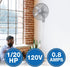 Air King 9018 Commercial Grade Oscillating Wall Mount Fan, 18-Inch, White