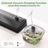 GERYON Vacuum Sealer Machine, Food Vacuum Sealer with Powerful Suction, Easy to Use, Starter Kits Included