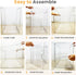Countertop 4 Counter, Bread Box,Large Bread Boxs for Kitchen - Layers Adjustable Bread Storage Container, Clear Boxes