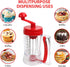 Batter Dispenser 3 In 1 Automatic Pancake & Cupcake Dispenser with Cake Mould, BPA-Free Food-Grade (Red)