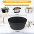 4QT Oval Silicone Slow Cooker Liner, Compatible with Crock Pot & Hamilton Beach, Reusable and Dishwasher Safe