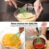Walfos Silicone Whisk, Rubber Whisks for Cooking, Baking (11, 9, 8.5 inch) - Heat Resistant Kitchen Whisks for