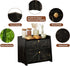 Counter Trironsun Vintage Double Layer Bread Box for Kitchen Bamboo Bread Storage Container Large Capacity Bread