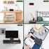 Digital Alarm Clock, Small Wall Clock, Battery Operated with 1.2" LED Large Display, for Bedroom/Desk