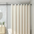 Adjustable Shower Curtain Rod 31 to 43 Inch, 1 Inch Diameter Matte Black Spring Tension Stainless Steel, Easy Install
