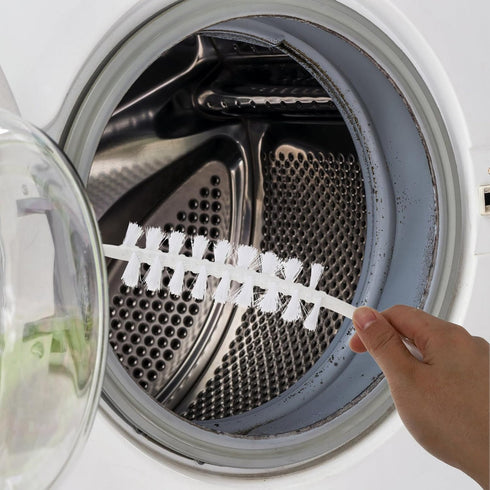 SOLUSTRE Washing Machine Cleaner Brush, Flexible Refrigerator Coil Cleaning Brush, Washer Drum Brush for Home Dryer