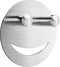 Dlilise Stainless Steel Smiley Face Sponge Daddy Holder, Brushed Silver Sink Caddy Organizer