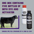 5 Weaver Livestock ProDye Deep Black Hair Dye for Show Cattle & Sheep, Uniform Coverage, Gentle Formula, Bottle Animal