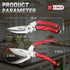 Huusk Kitchen Scissors All Purpose Detachable Poultry Shears with Serrated Edge Heavy Duty Cooking Scissors for Chicken