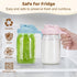 AoeJarry 4 Pack Wide Mouth Mason Jar Lids with Leak-Proof Seal, Mason Jar Pour Spout Lid with Flip Cap and Handle