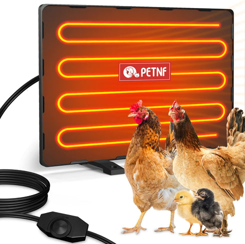 140 11.81''x15.74'' PETNF Chicken Coop Heater Watts Radiant Heat Chicken Heater Energy Efficient Design Safer Than