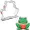 Frog Cookie Cutter 3.75" Made in USA by Ann Clark