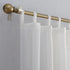 No. 918 Emily Sheer Voile Tab Top Curtain Panel, 59" x 95", White