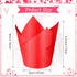 200 Pcs Tulip Cupcake Liners Muffin Baking Cupcake Liners Baking Cups Holders Heat Resistant Muffin Liners Wrappers for Wedding Party Birthday Baby Shower Party (Vivid Color) by Meanplan