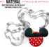 Pack of 5 Mouse Cookie Cutters: Stainless Steel in Different Sizes for Kids Baking