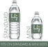 20 Count DISTINCTIVS Green Its a Boy Baby Shower Water Bottle Labels, Baby Shower Waterproof Stickers for Water Bottle