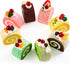 Civaner 8 Pieces Realistic Artificial Simulation Cake Dessert Mixed Fake Food for