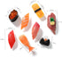 Cute Sushi Fridge Magnet, Japanese Food Fun Magnets for Refrigerator, Fake Sushi Food Play Toys for Kitchen Decoration