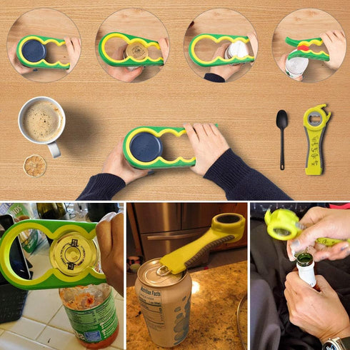 Easy-Twist Jar Opener: Maxracy Effortless Lid Opening for Weak Hands & Arthritis, Versatile Bottle Opener