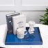 15.7 11.8 1.57" MAONAME Royal Blue Serving Tray with Handles, Rectangular Decorative Tray, Modern Coffee Table Trays