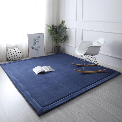 Eanpet Soft Tatami Area Rug Pad Non-Slip Memory Foam Carpet Large Playmats for Kids Crawling Non-Skid Doormats Living